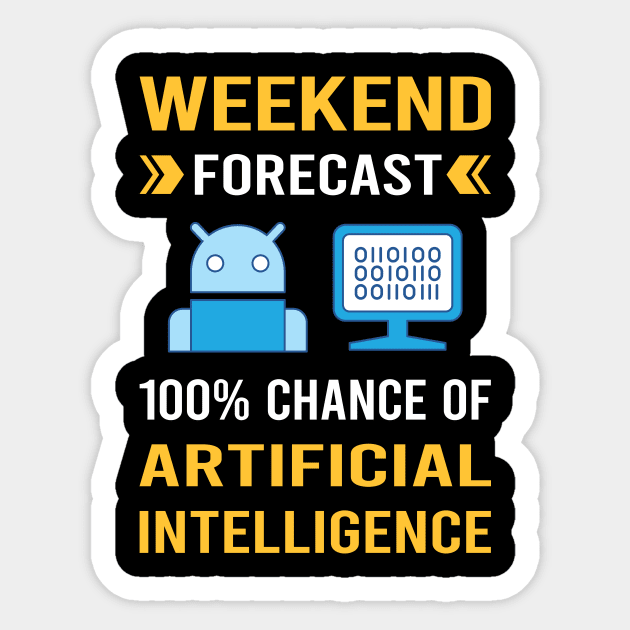 Weekend Forecast Artificial Intelligence AI Sticker by Good Day